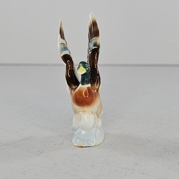 Vintage Bone China Japan Duck Family Mallard Duckling Miniature Figurine Set - Picture 4 of 10